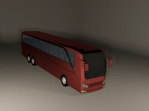 हाई पॉली बस 3D मॉडल