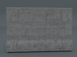 road blocks package 3D Model