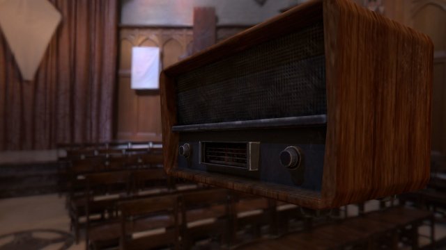 retroradio Model 3D .c4d .max .obj .3ds .fbx .stl .blend 