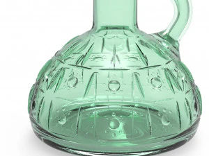 oil glass bottle 3D Model