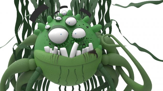 creature no17 3D 模型 .c4d .max .obj .3ds .fbx .stl .blend 