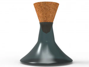 कांच की बोतलें 3D मॉडल