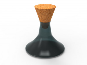 glass bottles 3Dモデル