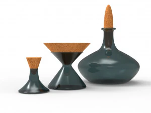 कांच की बोतलपैकेज 3D मॉडल