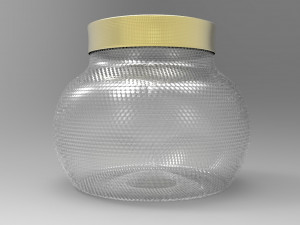 glass bottles 3D मॉडल