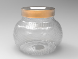 glass bottles 3D मॉडल