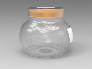 glass bottles 3Dモデル