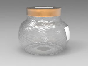 glass bottles 3D Model