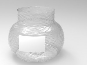 glass bottles 3D मॉडल