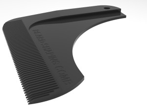 beard shaping comb 3D Print Model