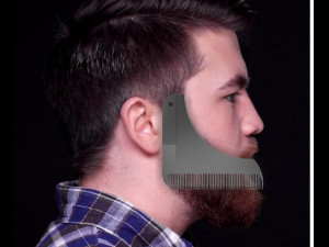 beard shaping comb 3D Print Model