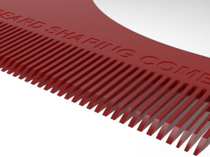 beard shaping comb 3D Print Model