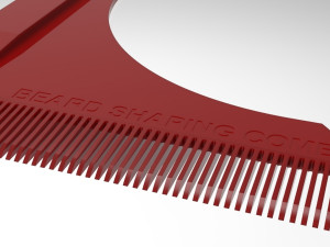 beard shaping comb 3D Print Model