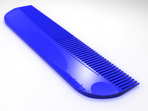 ergonimic haircut comb 3D Print Model