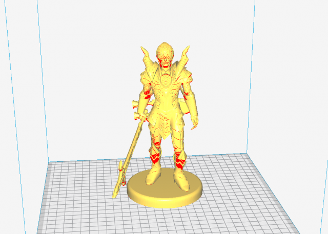 swordsman 3D 打印模型 .c4d .max .obj .3ds .fbx .stl .blend 