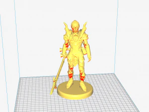 pendekar pedang Model Cetak 3D