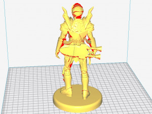 swordsman 3D 打印模型