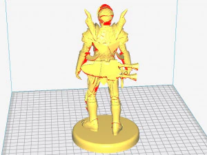 swordsman 3D Print Model