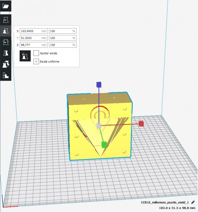 millennium puzzle mold 3D 打印模型 .c4d .max .obj .3ds .fbx .stl .blend