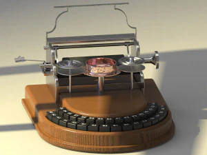 circle typewriter 3D Model