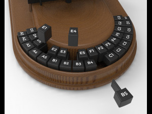circle typewriter 3D मॉडल