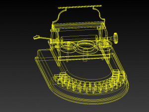 circle typewriter 3D मॉडल