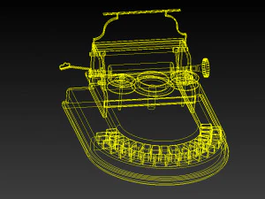 circle typewriter 3D Model