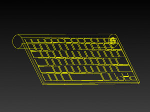 wireless keyboard 3Dモデル