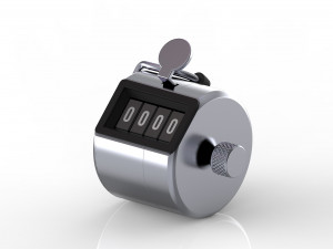 tally counter 3D 모델