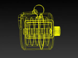 tally counter 3D Model