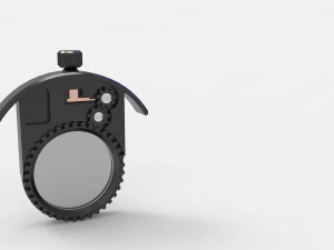 필터에 드롭 3D 모델