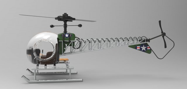 medical helicopter Modello 3D .c4d .max .obj .3ds .fbx .stl .blend 
