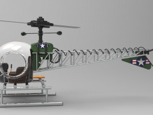 medical helicopter 3D मॉडल