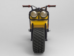 sporty motorcycle 3D Модель