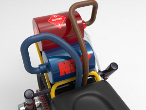 sporty motorcycle 3D Модель