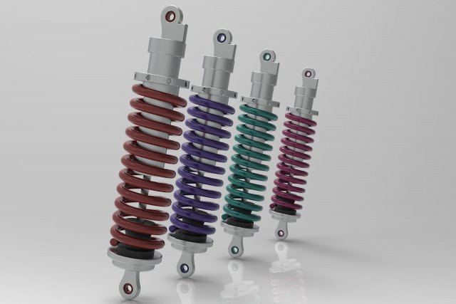auto shock 3D Model .c4d .max .obj .3ds .fbx .stl .blend