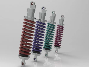 choque autom&aacute;tico Modelo 3D