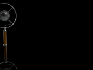 antique microphone 3D Model
