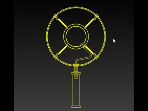 antique microphone 3D Модель