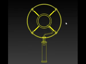 antique microphone 3D Model