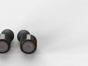 이어폰에 3D 모델