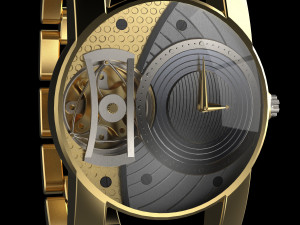 gold watch 3D Model