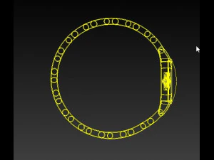 gold watch 3D Model