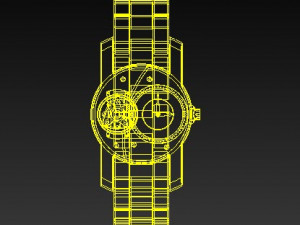 gold watch 3D Model