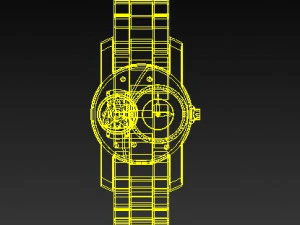 gold watch 3D Model