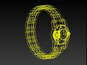 gold watch 3D Model