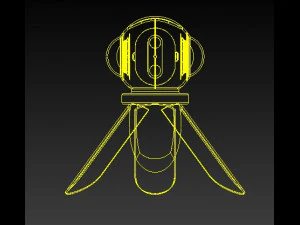 c&acirc;mera 360 Modelo 3D