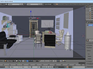 classic detective office 3D Model