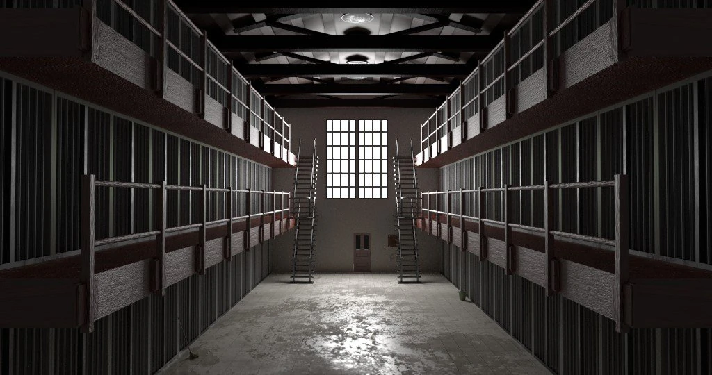 prison 3D Model .c4d .max .obj .3ds .fbx .stl .blend 