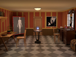 magician room 3D मॉडल